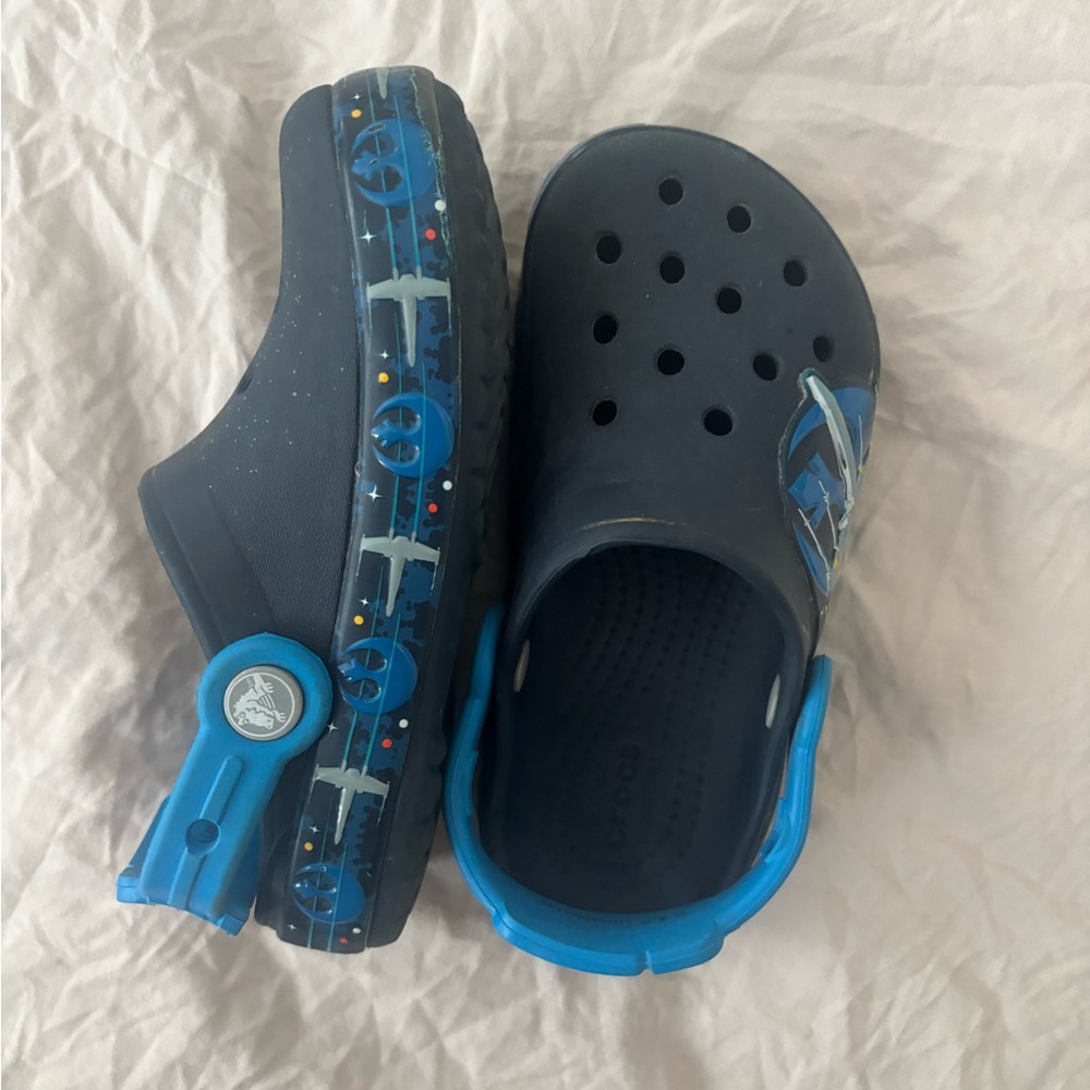 Star Wars Blue Crocs Size 10
